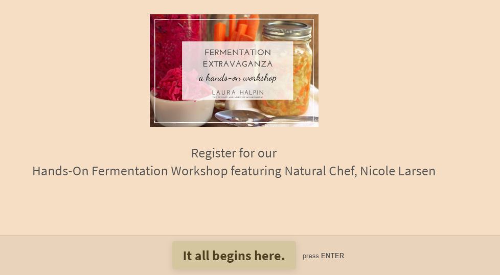 fermentation typeform